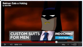 Batman N°1 des super-héros sur YouTube !