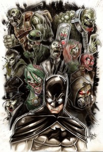 Batman vs zombie ennemy par Vinz El Tabanas