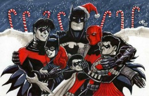 La photo de noël de la Bat-family