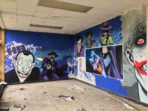 Street-Art du Joker en Belgique