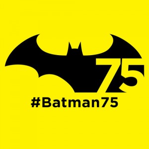 Logo des 75 ans de Batman en couleur