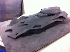 La maquette de la Batmobile version Batman Vs Superman