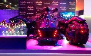 La Batmobile du jeu Batman Arkham Knight en mode Battlemode