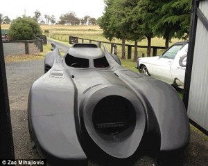 La carrosserie de la Batmobile
