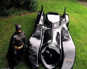 Vue aérienne sur la Batmobile