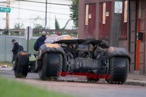 La Batmobile sur le tournage de Batman V Superman