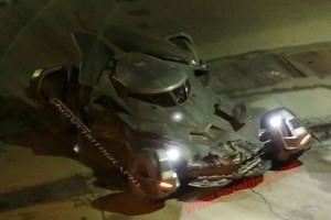 La Batmobile sur le tournage de Batman V Superman