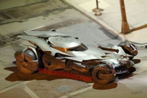 La Batmobile sur le tournage de Batman V Superman