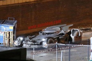 La Batmobile sur le tournage de Batman V Superman