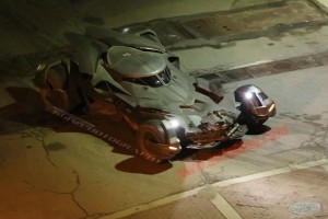 La Batmobile sur le tournage de Batman V Superman