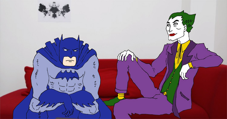 Batman et le Joker en thérapie de couple