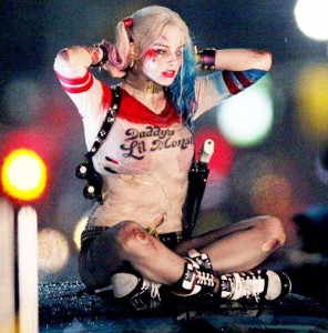 Harley Quinn sous la pluie