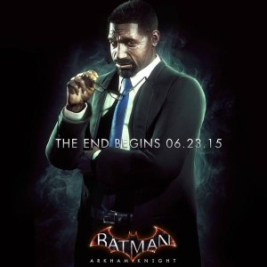 Poster Lucius Fox pour Batman Arkham Knight