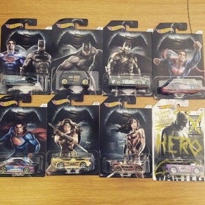 Artworks de Batman V Superman pour Hot Wheels