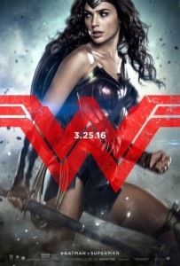Wonder-Woman en poster pour Batman V Superman