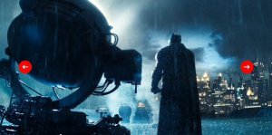 Batman et son Batsignal pour Batman V Superman