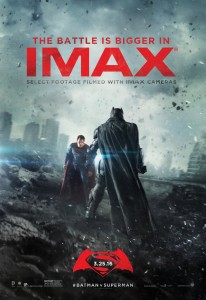 Poster imax pour le film Batman V Superman