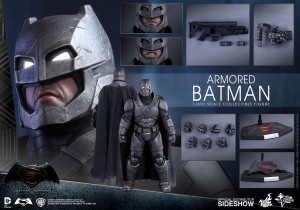Figurine Batman en armure par Hot Toys pour Batman V Superman