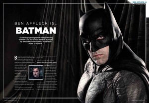 Page de Batman dans le magazine Batman V Superman