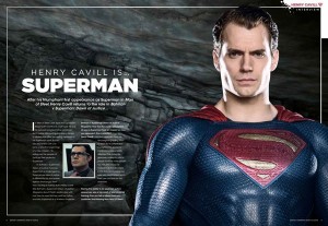 Page de Superman dans le magazine Batman V Superman