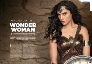 Page de Wonder Woman dans le magazine Batman V Superman