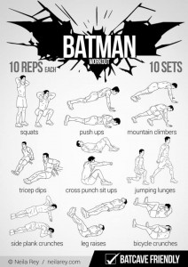 Programme de l'entraînement sportif de Batman