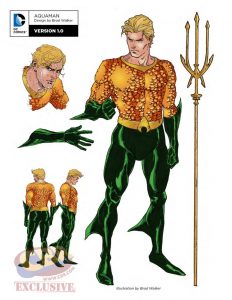 DC Rebirth : Design d'Aquaman