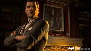 Bruce Wayne et son manoir dans Batman : The Telltale Series