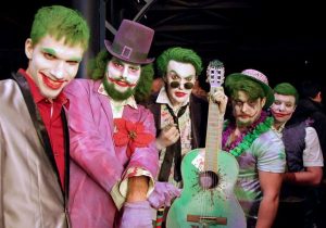 Le Joker et sa bande à la Comic Con de Paris