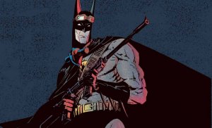 Batman tient une arme dans Batman : Le Culte