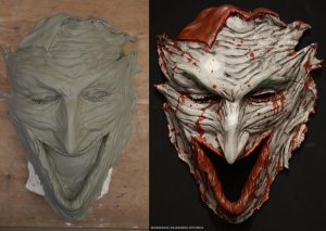 Comparaison du masque du Joker