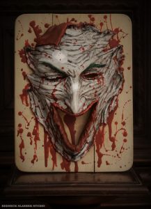 Le masque du Joker servi sur un plateau ^^