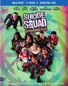 Visuel du coffret blu-ray de la version longue du film suicide squad