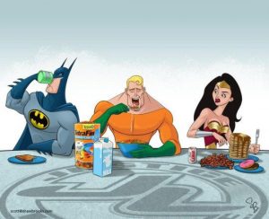 WW,Aquaman et Batman