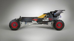 Profil de la Batmobile Lego Batman par Chevrolet