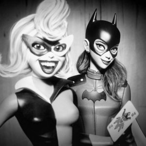 Batgirl et Harley Quinn par Cuhan Uralan