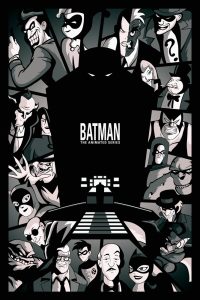 Batman TAS N&amp;B de Khoa Ho - version noir & blanc