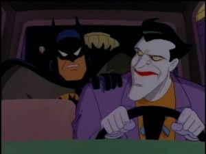 Batman et le Joker dans la série animée