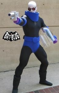 Cosplay de Mr Freeze dans Batman TAS sans son armure