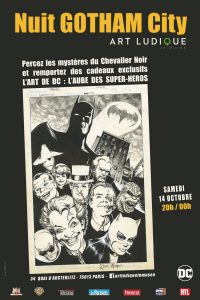 Programme et infos pour la soirée Batman au musée d'Art ludique