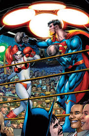 Harley et Superman en plein combat !