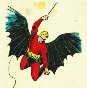 Premier croquis de Batman par Bob Kane