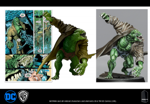 Processus de création de la figurine Killer Croc