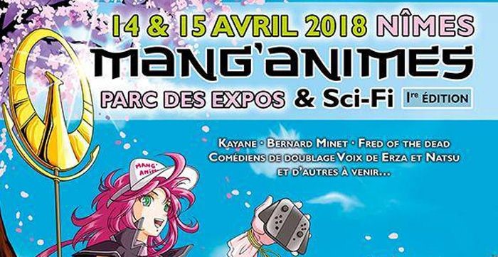 Rendez-vous les 14 et 15 Avril au Mang’Animes de Nîmes