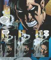 Nightwing et Robin dans Batman : Meurtrier et Fugitif