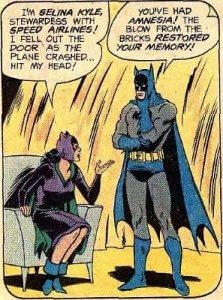 Batman et Catwoman dans leurs jeunes années (1940-50)