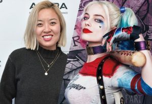 La réalisatrice Cathy Yan et Margot Robbie en Harley Quinn