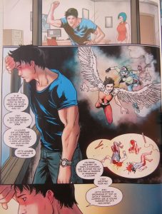 Nightwing et Shawn dans Nightwing Rebirth