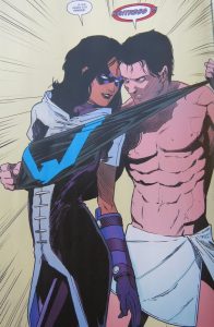 Dick Grayson et Huntress dans Nightwing rebirth, tome 4