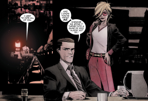 Jack Napier et Harley Quinn dans Batman : White Knight